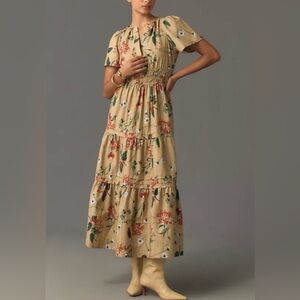 Anthropologie - NWT - The Somerset Floral Print Maxi Dress
